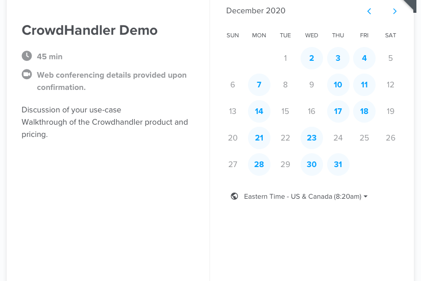 crowdhandler demo