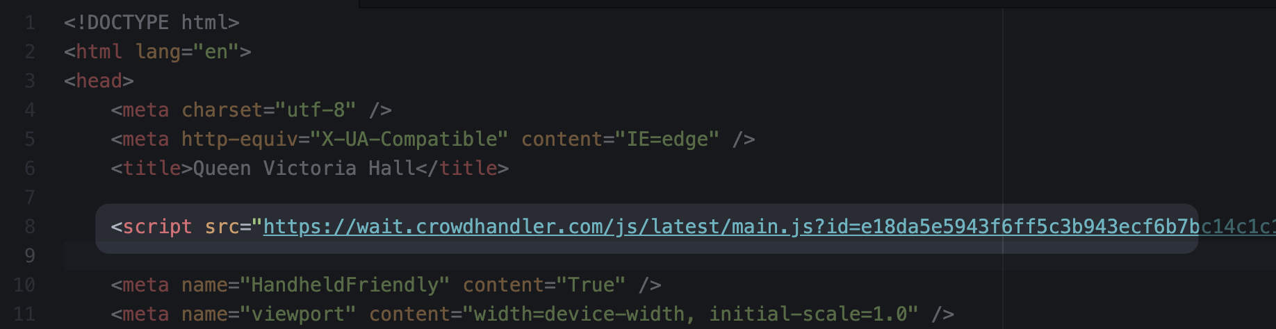 Suggested position of JS snippet in HTML